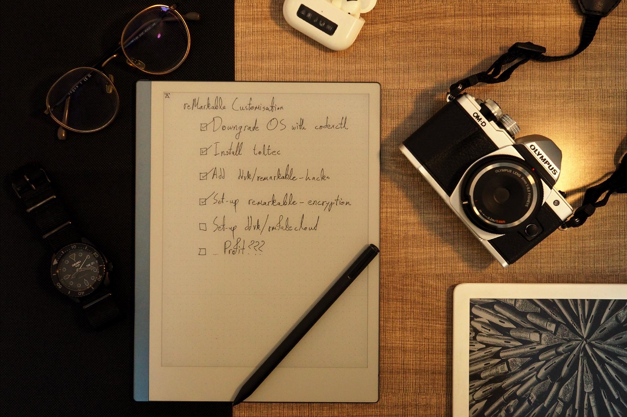 Featured image of post Encrypting the reMarkable 2 (and other tweaks)